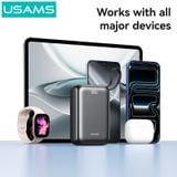  Pin Dự Phòng Kèm Cáp Type-C + Lightning USAMS CD279 PB98 G657-2 20000mAh 22.5W (Digital Display, CCC / 3C Certification) 