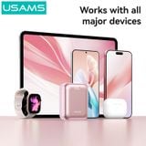  Pin Dự Phòng Kèm Cáp Type-C + Lightning USAMS CD278 PB98 G657-1 10000mAh 22.5W (Digital Display, CCC / 3C Certification) 