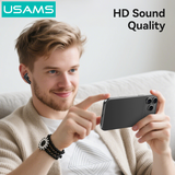  Tai Nghe Bluetooth TWS USAMS Echo E05 (Bluetooth v6.0, 3.5H, 3D Surround Stereo Sound, Low latency) 