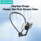  Giá Đỡ Điện Thoại Từ Tính Đeo Cổ USAMS JOY02 (For 4.7–7.2" phones, 66cm Neck Strap Length, 360° rotating phone clamp) 