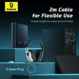  Tai Nghe Chụp Tai Có Dây 3.5mm Baseus GoPlay 1 Max Gaming (High SNR, 3.5 mm TRRS) 