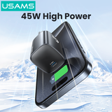  Củ Sạc Nhanh USAMS CC323 T66 45W (1*Type-C Port, Multiple Protection) 