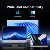  Chuột Không Dây Công Thái Học VENTION KTH (2.4GHz, 4000DPI, 5-Level DPI Adjustment, 6 Buttons, ≤10m, AA Battery) 