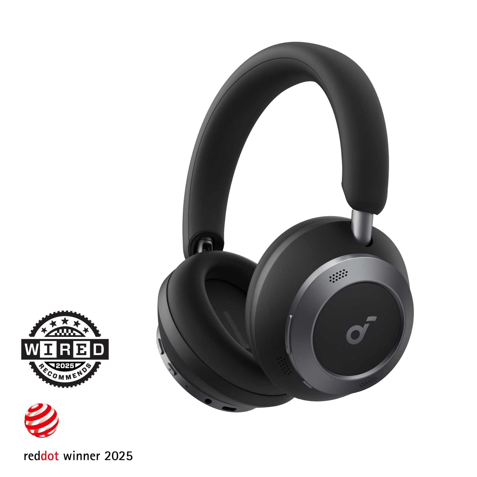  Tai Nghe Chụp Tai Không Dây SOUNDCORE Space One Pro (Bluetooth v5.3, 60H, Hi-Res Audio, Adaptive ANC 3.0, Multipoint Connection, 6 Mics Noise-Canceling, Google Fast Pair, Support App) 