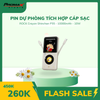  Pin Dự Phòng ROCK Crayon Shinchan P55 10000mAh 10W (with Built-in Cables, Smart Digital Display) 