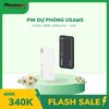  Pin Dự Phòng USAMS CD262 PB89 10000mAh 10W (1*Type-C + 1*USB-A port, LED Display, 3C Certification) 
