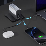  Pin Dự Phòng Kiêm Củ Sạc CUKTECH CP16 5000mAh 67W (2*Type-C + 1*USB-A, LED Display) 