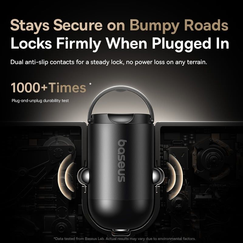  Tẩu Sạc Ô Tô 1C Baseus PrimeTrip VP2 45W (with C to C 60W 1m Cable) 