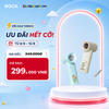  Quạt Cầm Tay Mini ROCK Crayon Shinchan Mini Handheld High-Speed Fan (5W, LED Smart Display, 6H, 9m/s Wind Speed, 5-Speed Adjustable Settings, 3000mAh, 17400RPM) 