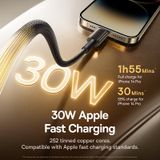  Cáp Sạc Nhanh C to Lightning Baseus Tungsten Gold Air 30W (1.2m/2m, 480Mbps) 
