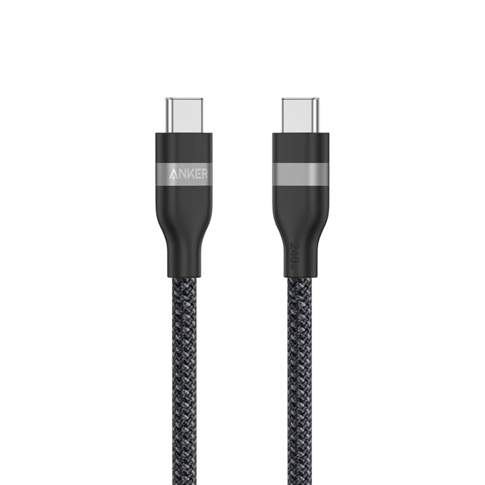 Cáp Sạc Nhanh C to C ANKER A82E2 240W (0.9m, 480Mbps, USB-IF Certified) - BLACK