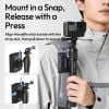 Ulanzi VL04 Action Camera Quick Release Extension Pole Invisible Rod Selfie Stick for insta360 X5/X4 for DJI Pocket 3 Action 6