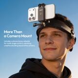  Ulanzi CM029 Head Strap Mount for Action Camera Smartphone Outdoor Cycling Fishing Hiking Boating 360° Horizontal Vertical 
