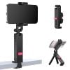 Ulanzi MA89 Phone Holder Mount with Clamp 3-in-1 Desktop Tripod Handheld Selfie Stick for Travel Vlog Shots with 360° Rotation