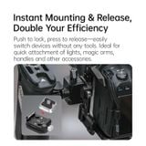  Ulanzi FALCAM F22 Quick Release Plate Clamp DSLR for Gopro Camera Tripod Adapter Mount Plate Board Quick Switch Kit Accessories 
