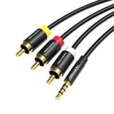  Dây cáp âm thanh chất lượng cao 3.5mm to 3RCA VENTION VAB-R07-B150 (1.5M) 