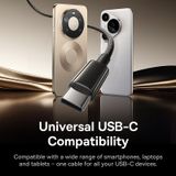  Cáp Sạc Nhanh USB to Type-C Baseus Tungsten Gold Air 100W (1.2m, 480Mbps) 