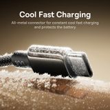  Cáp Sạc Nhanh USB to Type-C Baseus Tungsten Gold Air 100W (1.2m, 480Mbps) 