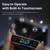  Ulanzi U-Mic Wireless Lavalier Microphone Dual-Channel Recording for Camera Android iOS Smartphone 20 Hours Operating Time 