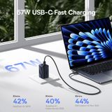  Củ Sạc Nhanh 2C+A Baseus PicoGo AE11 67W (GaN6 Pro, Navitas GaNFast™, BPS 2.0) 