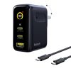  Củ Sạc Nhanh Baseus PicoGo AE21 100W (2*Type-C + 1*USB-A port, Real-Time Charging Info Display) 