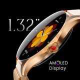  Đồng Hồ Thông Minh cho nữ HiFuture AURA2 (1.32" AMOLED, 1ATM Waterproof, 7 days battery) 