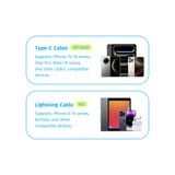  Pin Dự Phòng ROCK Doraemon P65 10000mAh 22.5W (CCC / 3C Certification, with Built-in Cables, Smart Digital Display) 