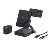  Đế Sạc Đứng Không Dây 3-in-1 Baseus PicoGo AF21 35W (Qi2.2 25W Wireless Charging) 