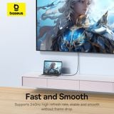  Cáp chuyển Type C to HDMI Baseus High Definition Series 8K/60Hz Adapter (1.5m, siêu nét) - Cũ 