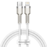  Cáp sạc nhanh C to Lightning 20W cho iPhone 12 Series Baseus Cafule Metal Series (20W, Type C to Lightning Fast charge  Data Cable) 