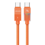  Cáp Sạc Nhanh C to C USAMS SJ775 U93 240W (PD3.1, 1.2m, Cyberpunk Light Effect, 480Mbps) 