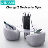 Pin Dự Phòng 2U CD253 PB83 10000mAh/20000mAh 10.5W (Type-C input, 2*USB-A output) 
