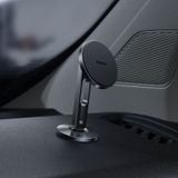  Đế giữ điện thoại bằng nam châm dùng trên xe hơi Baseus Hollow Magnetic Car Mount Holder (dán táp lô, chức năng giữ cố định dây sạc ) 