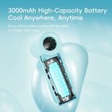  Quạt Cầm Tay Mini ROCK Crayon Shinchan Mini Handheld High-Speed Fan (5W, LED Smart Display, 6H, 9m/s Wind Speed, 5-Speed Adjustable Settings, 3000mAh, 17400RPM) - Cũ 