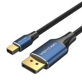  Cáp Chuyển Mini DisplayPort sang DisplayPort 8K VENTION HCF (8K@60Hz/4K@144Hz, HDR, 32.4Gbps Bandwidth, Bi-Direction, Cotton Braided) 