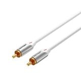  Cáp Âm Thanh Bông Sen RCA Male to Male VENTION BCR (Hi-Fi Quality Sound, 5.1 Surround Sound, TV to Speaker, Flexible & Durable, Cotton Braided) 
