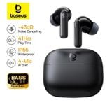  Tai Nghe Không Dây TWS Baseus Bass EP10 NC (Bluetooth v6.0, 7H, -43dB Deep Noise Cancelling, SuperBass, IP55, 58ms Low Latency) 