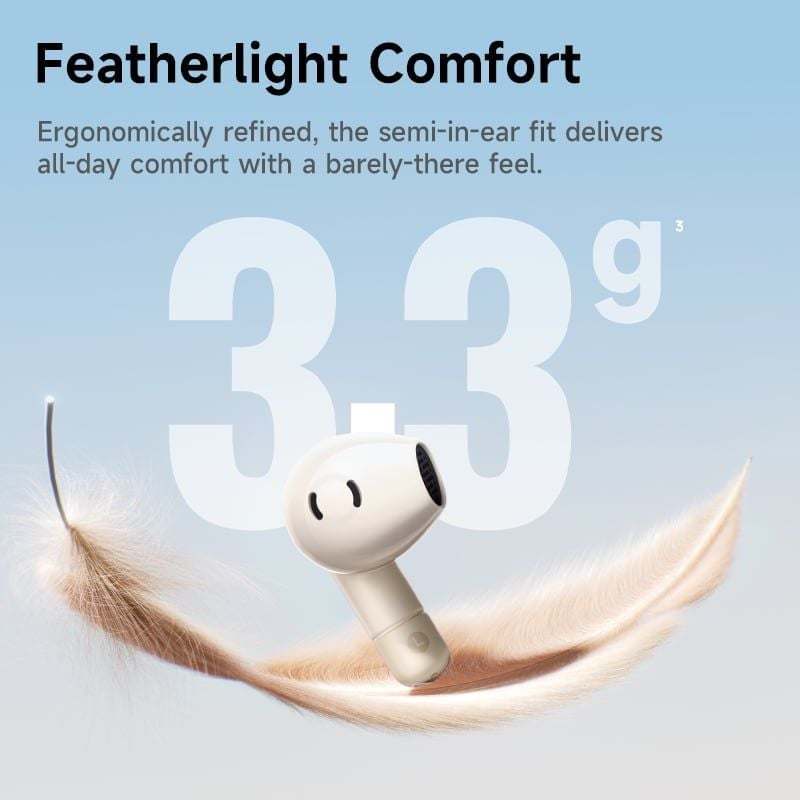  Tai Nghe Không Dây TWS Bass BS2 Lite (Bluetooth v6.0, 7H, SuperBass Boosted Sound, IP55, 2-Mic Sound, Al-Powered  Sensors, Voice Boost, ENC Call Clarity) 