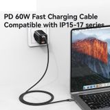  Cáp Sạc Nhanh C to C USAMS SJ769 U91 60W (1.2m, 480Mbps) 