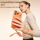  Cáp Sạc Nhanh C to C USAMS SJ784 U97 60W (480Mbps, With Lanyard, 0.3m) 