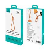  Cáp Sạc Nhanh C to C USAMS SJ784 U97 60W (480Mbps, With Lanyard, 0.3m) 