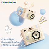  Tai Nghe Bluetooth TWS ROCK Crayon Shinchan Camera Style (with Color Touch Screen, Camera 13MP+1MP, MP3 Playback/Bluetooth, Take Photos, Fast Transfer Effortless Sharing) 