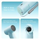  Quạt Cầm Tay Mini ROCK Crayon Shinchan Mini Handheld High-Speed Fan (5W, LED Smart Display, 6H, 9m/s Wind Speed, 5-Speed Adjustable Settings, 3000mAh, 17400RPM) - Cũ 