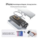  Pin Dự Phòng Không Dây CUKTECH CP122ML 10000mAh 20W (1*Type-C Port, Sạc Không Dây 7.5W, + Đế Sạc Pin POGO Plug) 