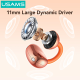  Tai Nghe Kẹp Tai Bluetooth TWS USAMS Echo R03 (Bluetooth v6.0, 4H, 11mm Large Dynamic Driver) 