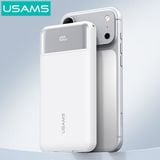  Pin Dự Phòng Kèm Cáp USB-C + Lightning USAMS CD281 10000mAh 22.5W (1*Type-C + 1*USB-A port, Digital LED Display) 