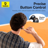  Tai Nghe Kẹp Tai Không Dây Baseus Bowie BC1 Lite (Bluetooth v6.0, 9H, IP55, Dual-Mic Al Clear Calls, SuperBass 2.0, Ultra-Low Latency) 