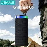  Loa Di Động Không Dây USAMS YX018 10W (Bluetooth v5.4, 4H, 1500mAh, RGB Ambient Lighting 360°, Omni-directional Sound, With BT, TF Card & USB playback, TWS) 