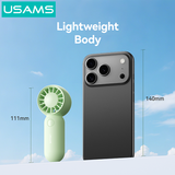  Quạt Mini Cầm Tay USAMS ZB354 3W (500mAh, 3 Speed Settings, 10400RPM, 2H) 