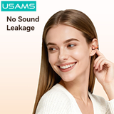  Tai Nghe Kẹp Tai Bluetooth TWS USAMS Echo R03 (Bluetooth v6.0, 4H, 11mm Large Dynamic Driver) 